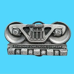 Vintage Barber Standard Car Truck Company Limited Edition Belt Buckle